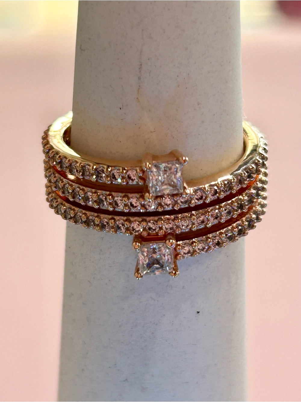 RETIRED Triple Spiral Ring
